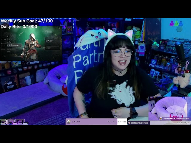 Assassin's Creed Black Flag Resynced | #ubisoftcreator | PixelxKitten Twitch Livestream