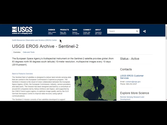 243 earthexplorer sentinel search