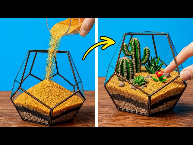 ¡Convierte tu hogar en un paraíso en miniatura con estas ideas DIY! 🌿