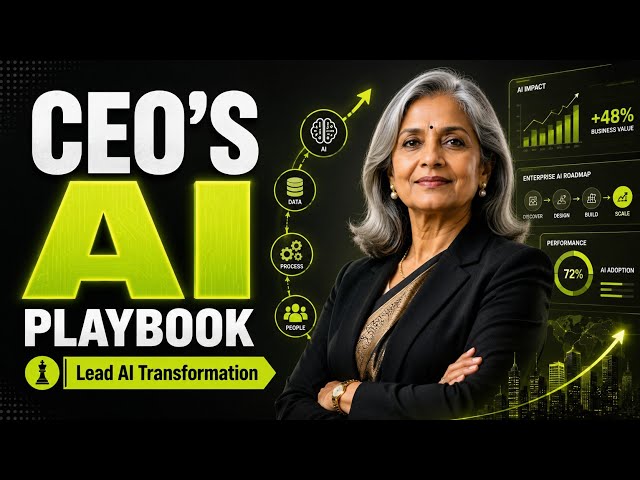 The CEO's AI Playbook | Leading Enterprise AI Transformation with Confidence | Uplatz