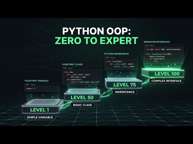 Python Classes, Inheritance & Interfaces — Full OOP for Beginners | Zero to Expert #7