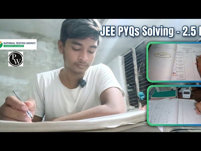 JEE PYQs Solving Session (2.5 Hours) | Daily Target Completed!🤯🤯