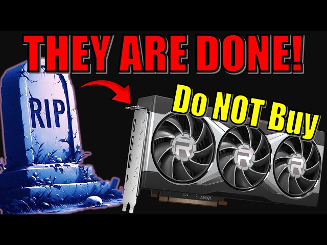 I CAN'T Recommend AMD GPUs after this! RDNA 1 & RDNA 2 Support DROPPED, Gamers ABANDONED