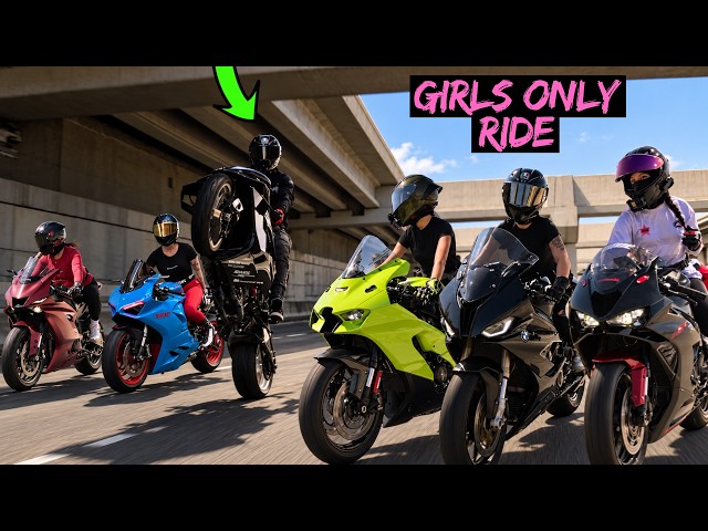 I CRASHED A GIRLS ONLY RIDE 😳