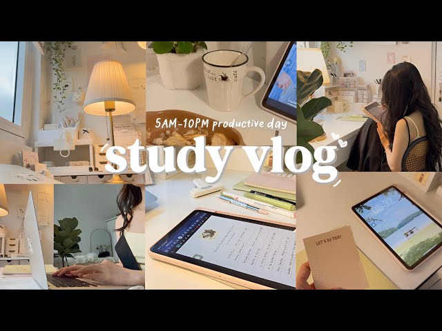 STUDY VLOG | morning productive, studying, note, unboxing, motivation ˚ ༘