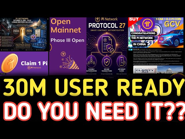 PI NETWORK PROTOCOL 27 & CLARITY ACT – WHY SEPTEMBER 15 IS THE BIGGEST DAY IN PI HISTORY PI TO $1