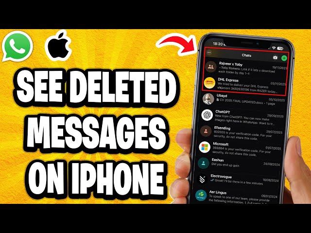 How To See Deleted Messages On Whatsapp iPhone