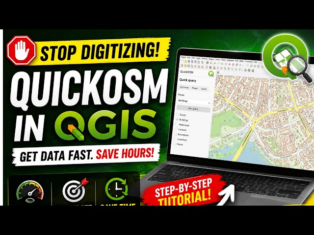 How to Extract Roads, Buildings & More Instantly with QuickOSM Plugin in QGIS