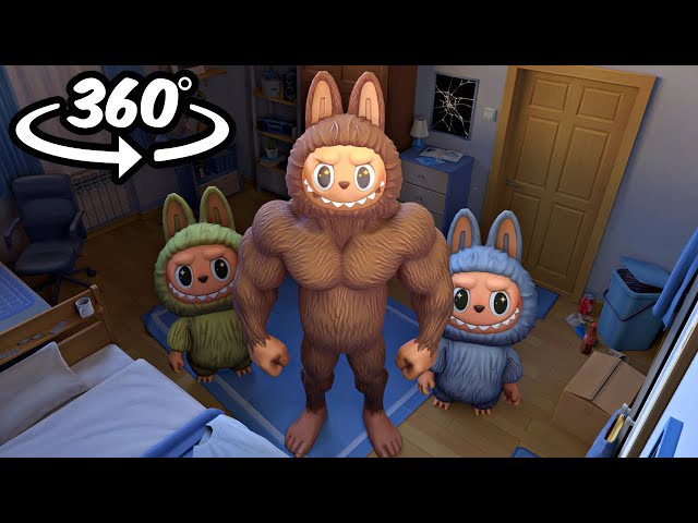 LABUBU 360° - Sigma Labubu IN YOUR HOUSE - VR (Pop Mart The Monsters)