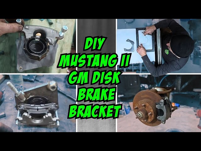 Building Custom GM Disk brake brackets for a Mustang 2 Spindle.