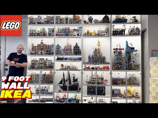 LEGO Collection Tour | My 9 Foot IKEA Display Wall