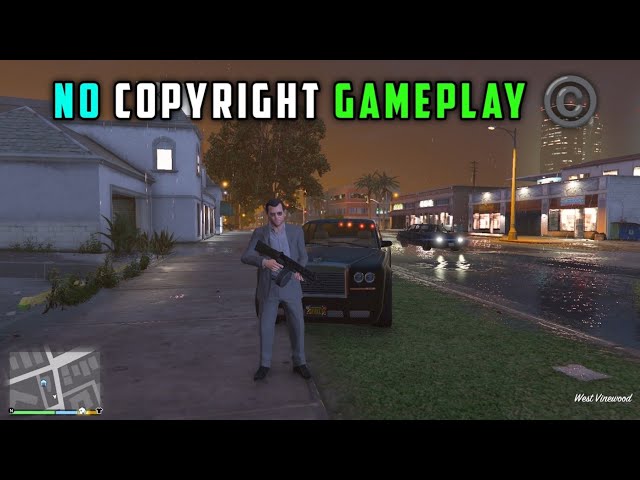 GTA 5 4K Realistic Graphics Gameplay 🔥 | No Copyright Video | Free to Use