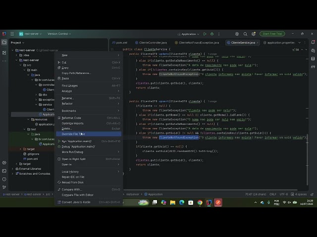 Como criar API Rest PUT no Java com Spring Boot 4