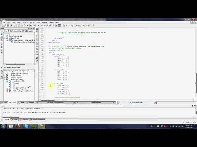 ECED2200 Lab #7 - VHDL State Machines (optional lab)