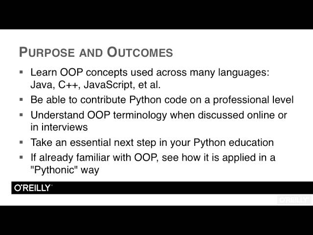 Python - Object-Oriented Programming Tutorial | Introduction And About The Author