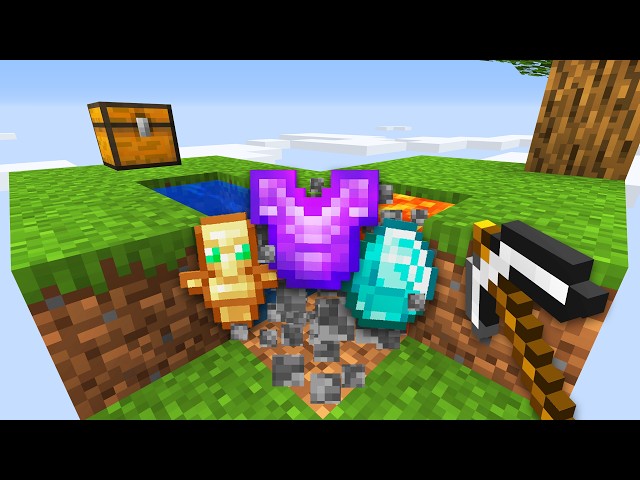 Minecraft Skyblock, but Every Drop is Random…