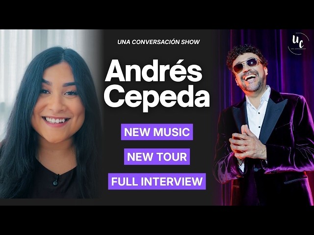 Andrés Cepeda IS BACK! New music, new shows + coming together for Colombia