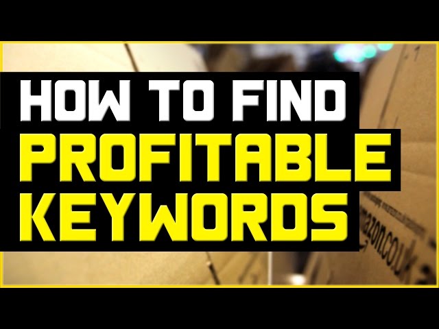 Kindle Publishing: How To Find Profitable Keywords For Your Amazon Ebooks