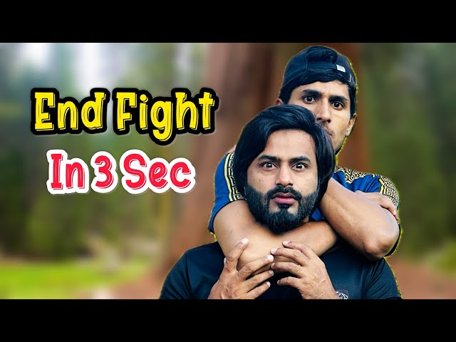 How To End A Fight in 3 Seconds | Neck Lock Self Defense | Life Changing Technique 