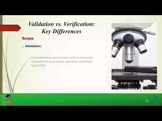 Validation and Verification of Laboratory Tests (Module 6)