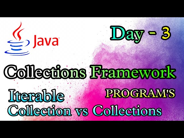 Iterable in Collections Framework ¦Day-3 ¦ Telugu #bsktrending #fullstack #collection #java #telugu