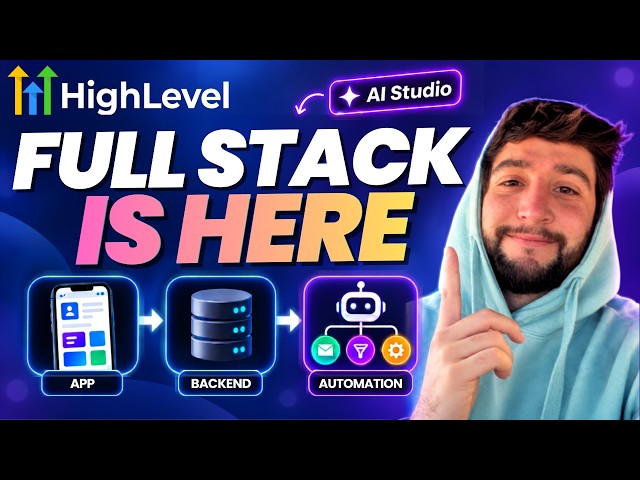 GoHighLevel Full Stack Apps AI Studio Update DEMO
