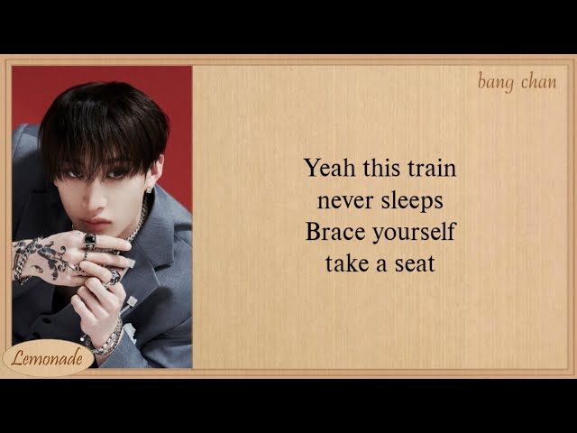 Stray Kids Bang Chan Railway Lyrics
