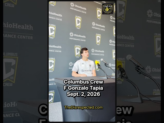 A new member of the Columbus Crew, Gonzalo Tapia, tells is life story