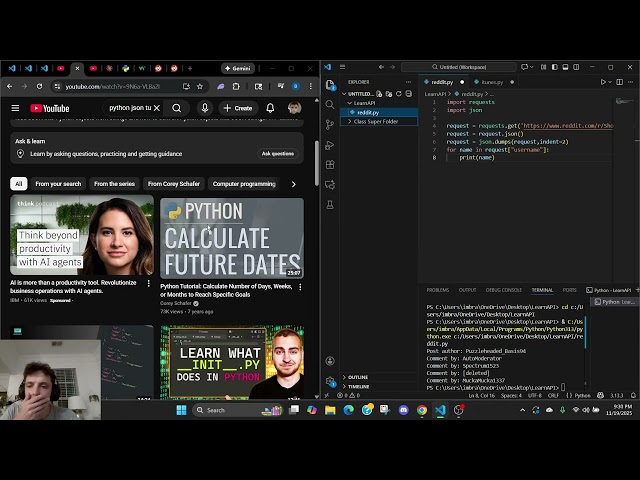 Learning Python - Day 122 - Gonna focus on JSON & Requests then do a few practice projects with them