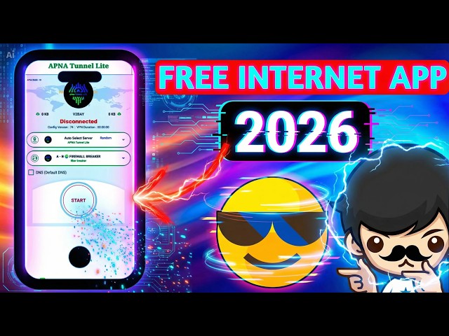 FREE INTERNET APP: No VPN free internet 2026 | NO DATA SIM