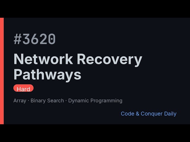Network Recovery Pathways