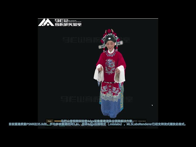 4DGS Volumetric Video -- Past Flames of Hunan Huaguxi Opera