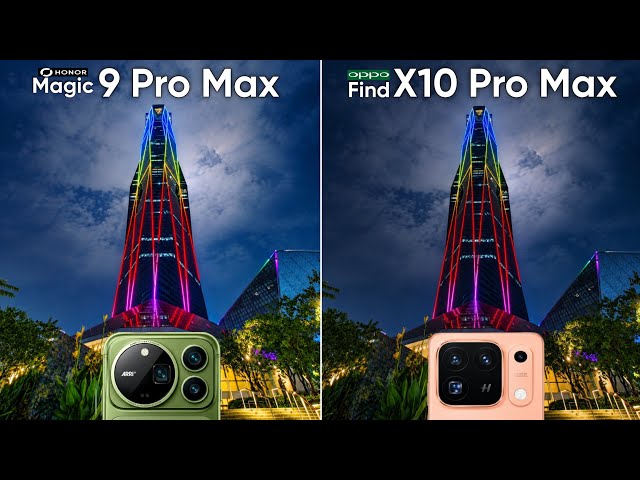 Honor Magic 9 Pro Max vs Oppo Find X10 Pro Max Camera Test 