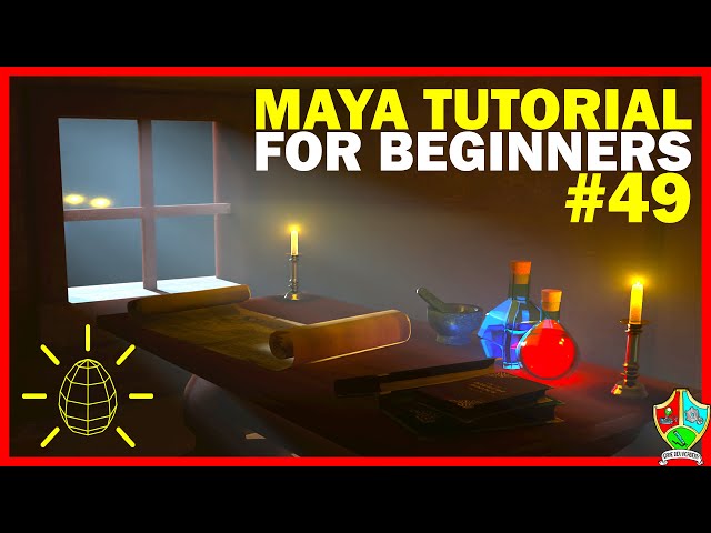 How to Use MESH LIGHTS in Maya | Maya 2020 Tutorial for Beginners