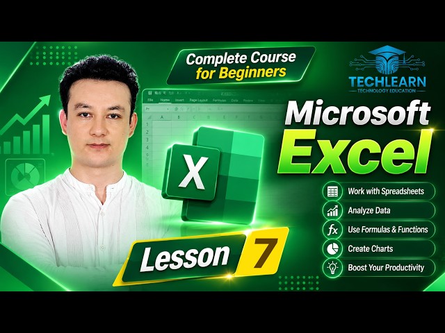 7-Cells in Microsoft Excel | Insert, Delete & Format Cells Tutorial for Beginners