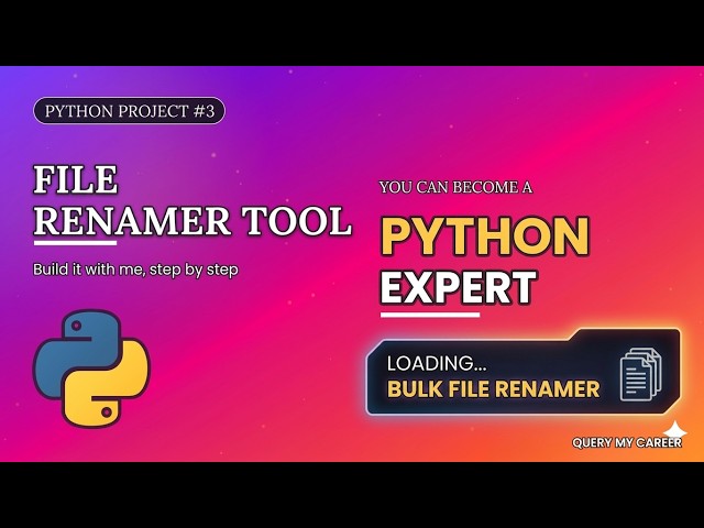 #3 Python Project | File Renamer Automation | Learn Python Easily | In Tamil