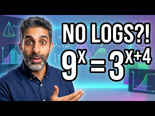 This Exponential Equation Looks Like It Needs Logs… But It Doesn’t!