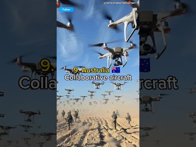 💥Top 10 Countries Developing the Most Advanced Drone Swarms 🤖🌍💥 #shorts #shortsfeed #army