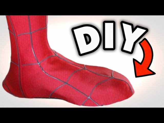 Cosplay Tutorial - Adding Shoes To A Spider-Man Suit!