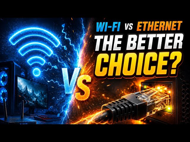WiFi vs Ethernet Explained in 2 Minutes | Which Is Better