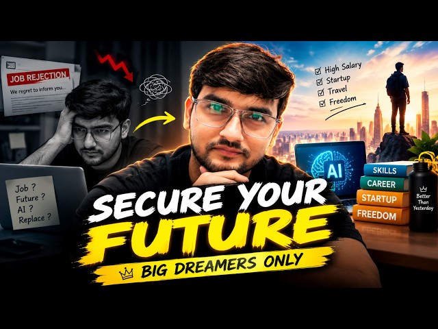 🔴 Study With Me LIVE (50/10 Pomodoro) 📚 Turning AI Disruption into Career Freedom