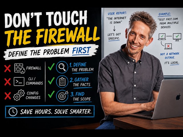 How to Troubleshoot Network Issues the Right Way (Before You Touch a Single Device)