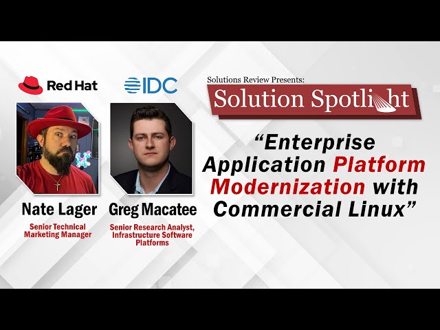 Enterprise Application Platform Modernization with Commercial Linux |  @redhat #SolutionSpotlight