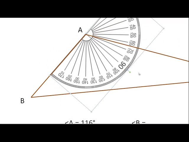 Measuring Angles With a Protractor