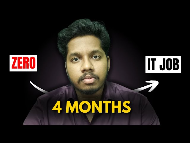 4 month plan to get IT job in 2026