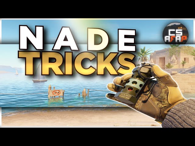 CS2 NADE TRICKS (Animation cancel + Fake flash) | CS2 afap