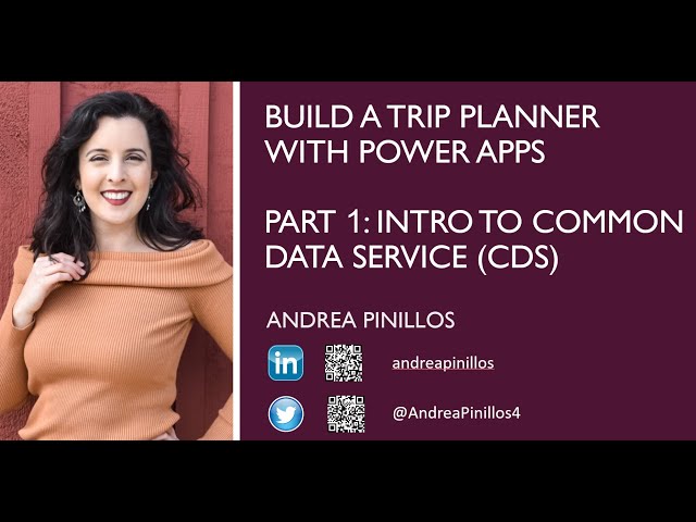 Intro to Common Data Service - Part 1 | Power Apps Trip Planner App