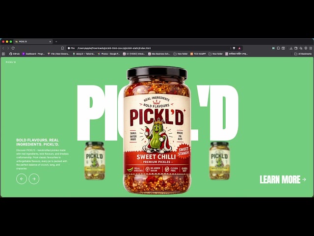 Modern Product Slider UI | HTML CSS JavaScript | Frontend Web Development