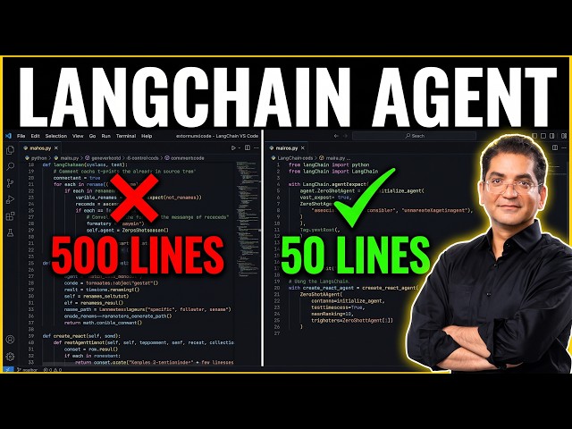 I Replaced 500 Lines of LangChain With 50 Lines (smolagents)