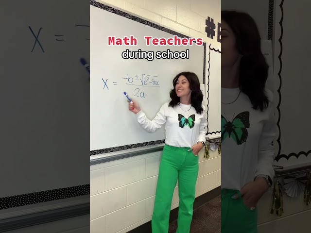 Math Teachers be like… #mathteacher #teacher #shorts